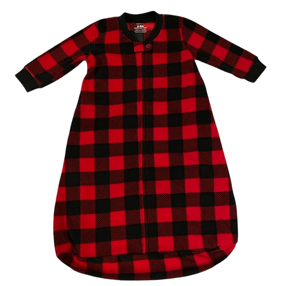 🟣2/$10 Carter's Sleep Bag sack Buffalo plaid